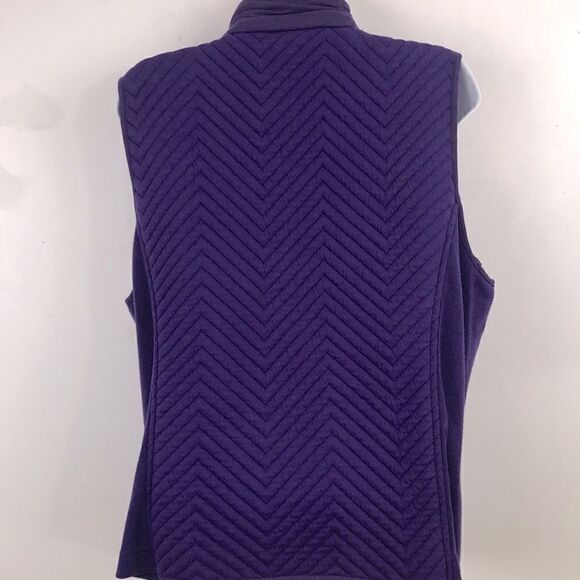 Chico’s Large ( Size 12) Purple Vest - Picture 11 of 13